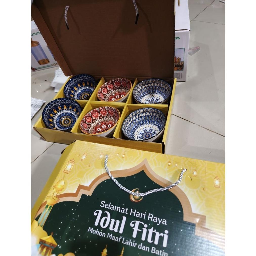 BIG PROMO Hampers Lebaran Idul Fitri Mangkok Set / Mangkok Set Idul Fitri Premium / Hampers Cantik M