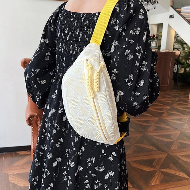 terbaru [ready] tas selempang wanita korea kekinian tas pinggang olahraga lucu puffy aesthetic chic