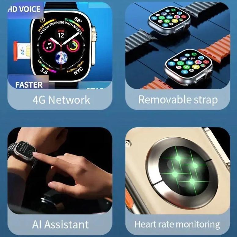 New Samsung Smartwatch 10 Ultra 4Gb Ram+128Gb Rom Smart Watch  For Android Ios Store Gps Lady'S Watc