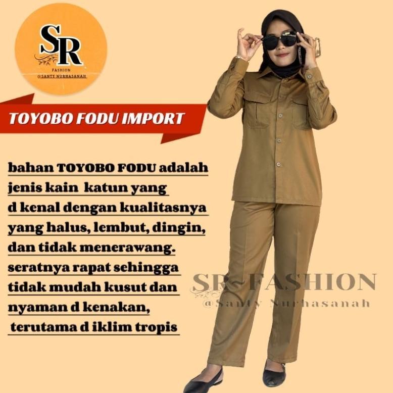 Murah Seragam Khaki Pns Wanita Baju Dinas Pemda Wanita