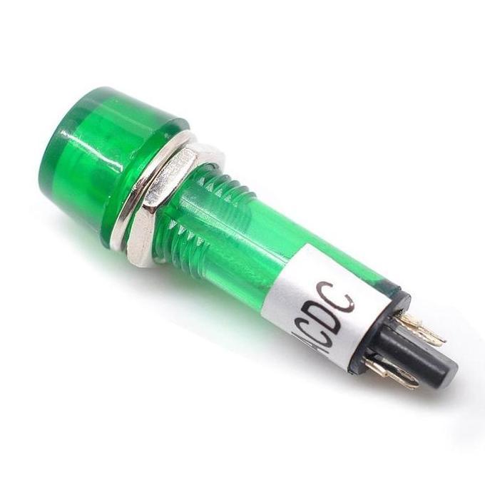 pilot lamp lampu pilot flat 10 mm 12 vdc 12v dc indikator xd10-3