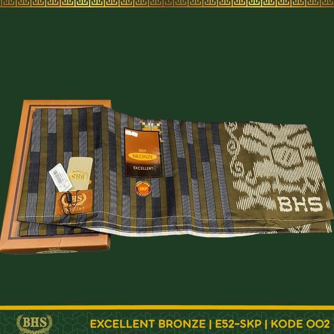 Grosir Sarung Bhs Excellent Bronze Sarung Tenun Motif E52 Skp Grade C Produk Pt. Behaestex Bahan Mer