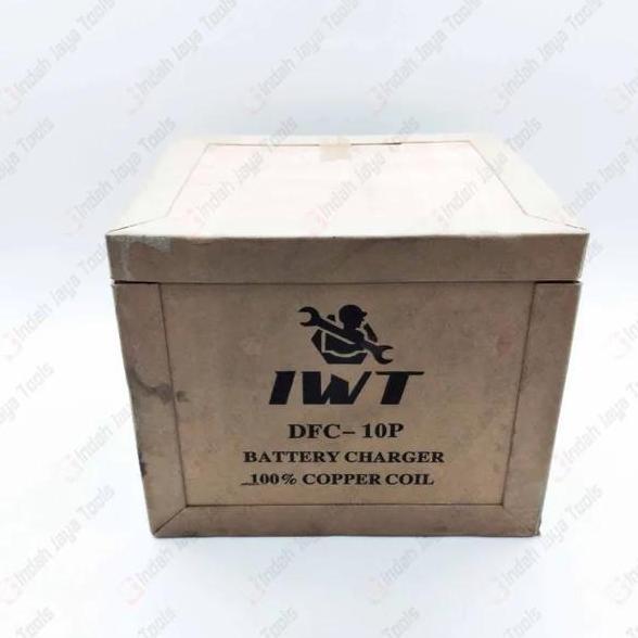 Promo Iwt Dfc-10P Battery Charger 10A - Charger Cas Aki Kering Basah 10 A
