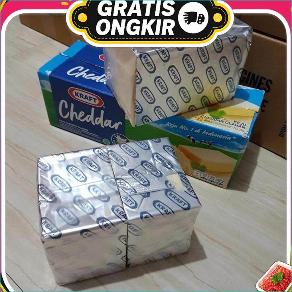 Keju Kraft Cheddar 1Kg Repack