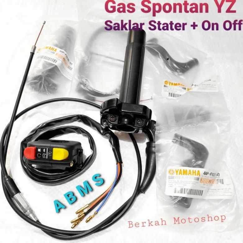 GAS SPONTAN YZ SAKLAR STATER TOMBOL ON OFF GAS SPONTAN SAKLAR KANAN MOTOR