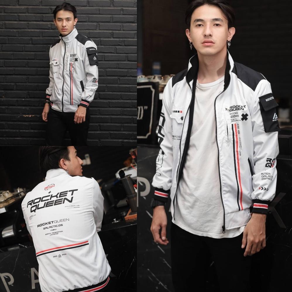 100% Aman New Artikel Jaket Bomber Parasut Pria Distro Original - Jaket Baseball - Jaket Varsity