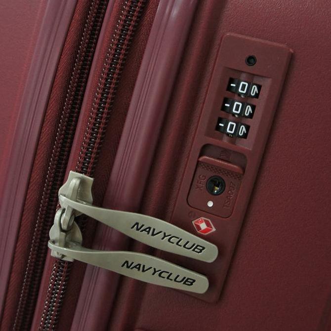 Murah Koper Hardcase Pp Navy Club Fodera - Tsa Lock Size 20 Inch