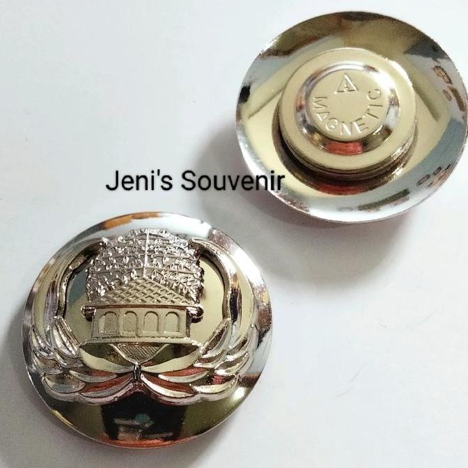 PIN KORPRI TUMPUK SILVER MAGNET - BROS KORPRI - LENCANA KORPRI Perak
