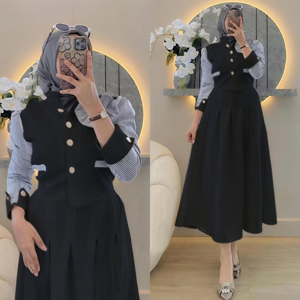 hemat hana set rok / setelan muslim / one set rok