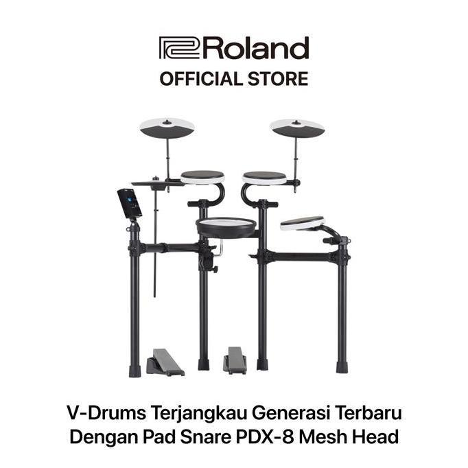 Promo Roland Td-02Kv V-Drums Drum Elektrik Dengan 16 Kit Siap Mainkan, Coach Internal, Metronome, Pa