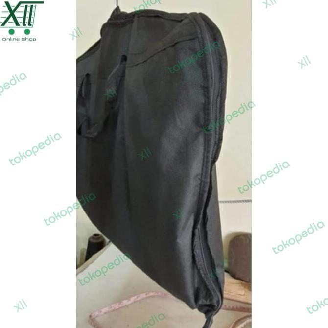 Kantong Lipat PREMiUM Cover Kain Pelindung Jas Kemeja Jaket Hitam