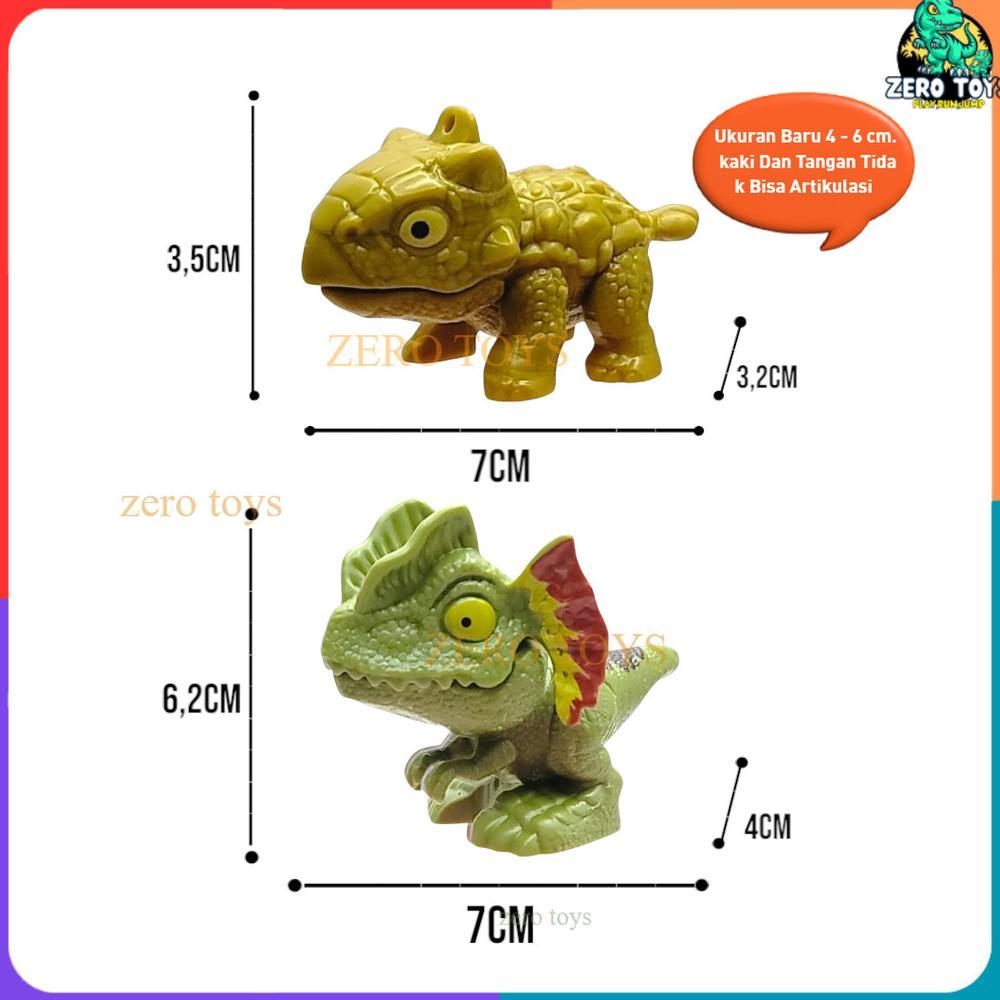 ORIGINAL Figure Dinosaurus Snap Squad T Rex Indominus Pyroraptor Indoraptor Mainan Figur Dino