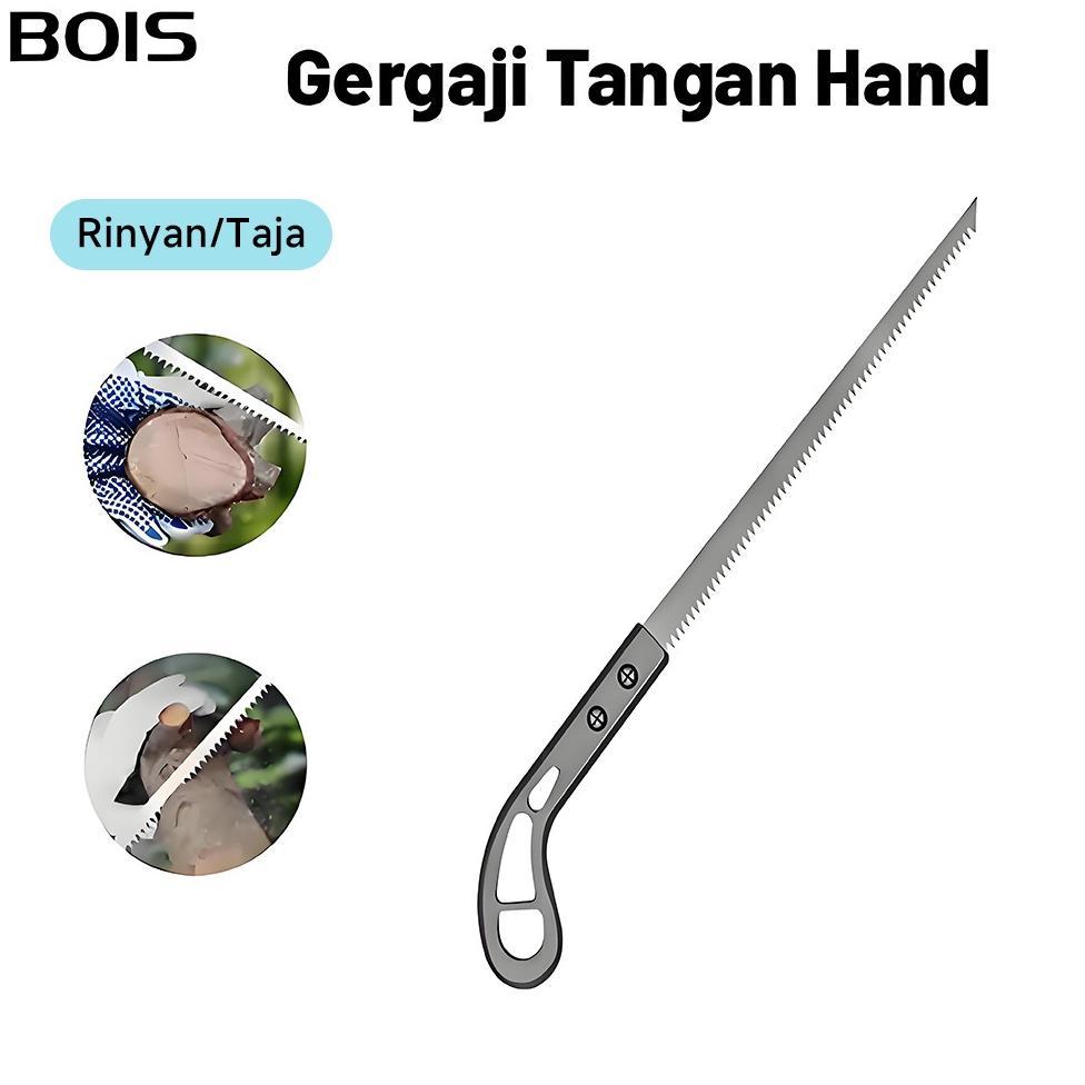 Garansi Bois Gergaji Tangan / Gergaji Kayu / Hand Saw / Gergaji Kayu Mini / Gergaji Kayu Pohon Kuat 