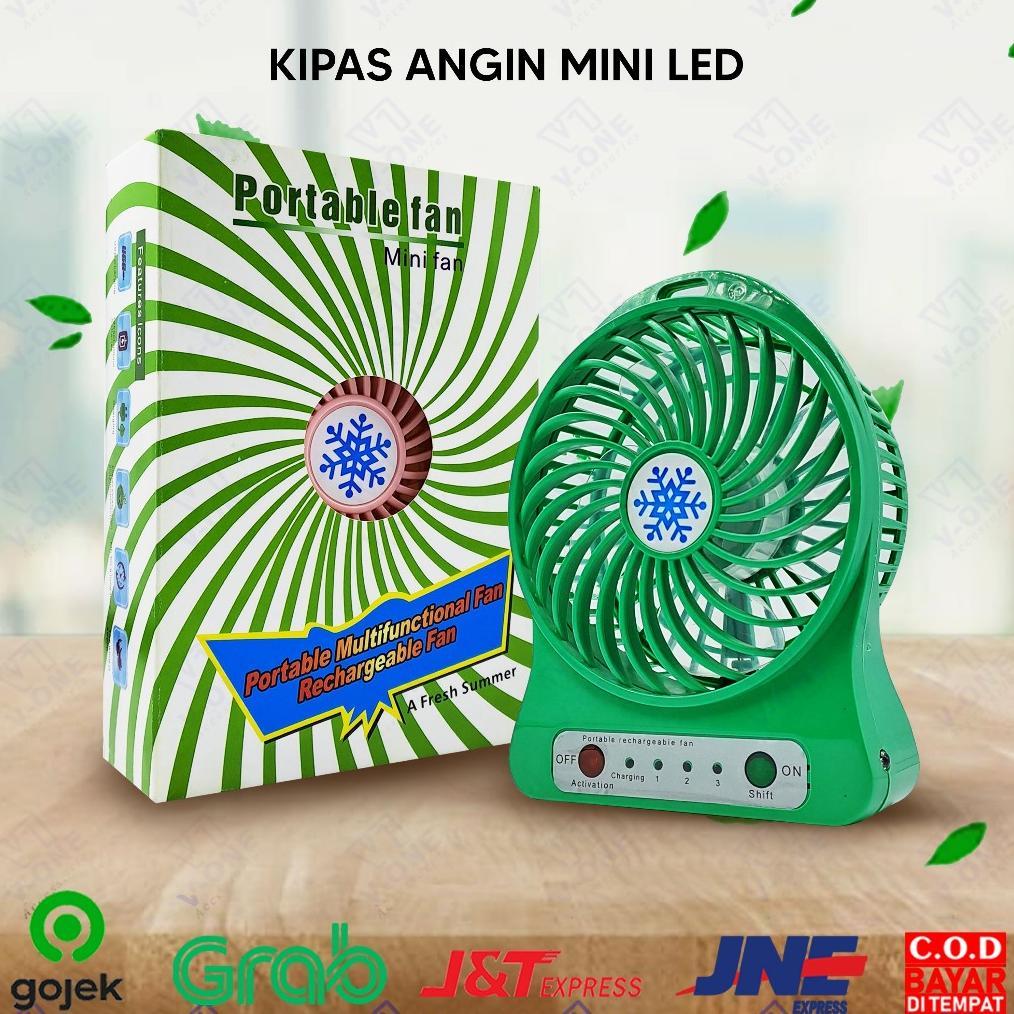 big promo kipas angin bisa di cas / kipas angin mini led / kipas angin kecil