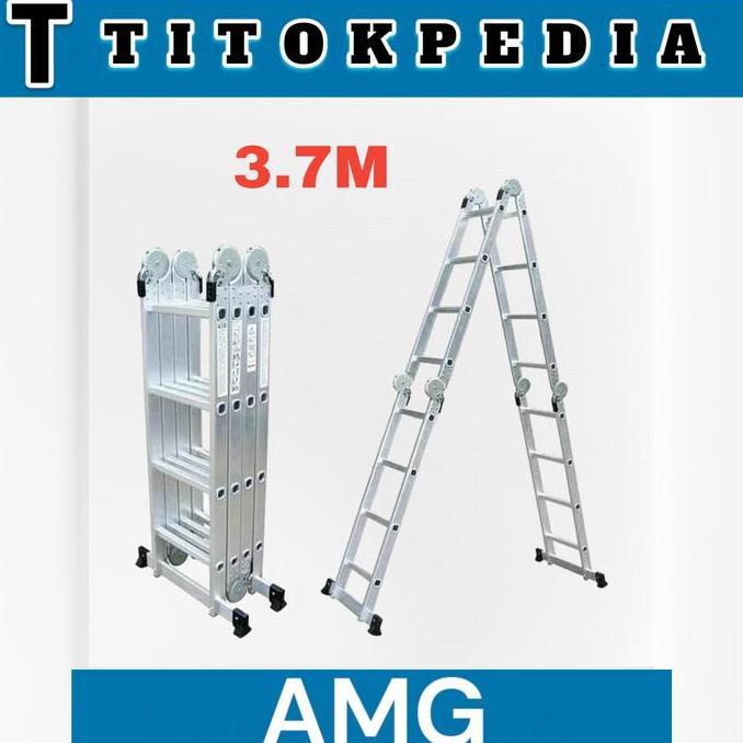 Tangga Multifungsi 3,7 METER / TANGGA multipuose ALUMINIUM 3.7Meter