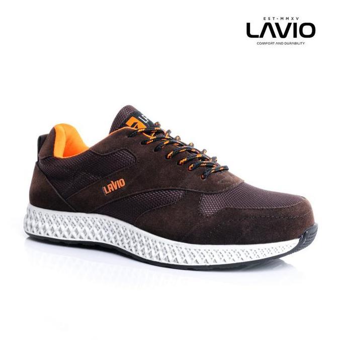 Sepatu Safety Sport Terbaru Ujung Besi Lavio Alden Kerja Lapangan Septi Proyek Pria Karet Shoes