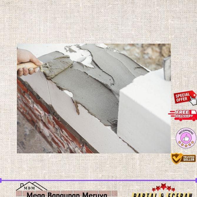 Hebel Bata Ringan 10 cm  dan 7.5 cm 1 Kubik |  1 Kubik