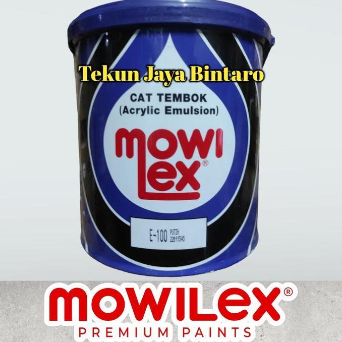 Cat Tembok Mowilex E100 putih 20L pail Mowilex E-100