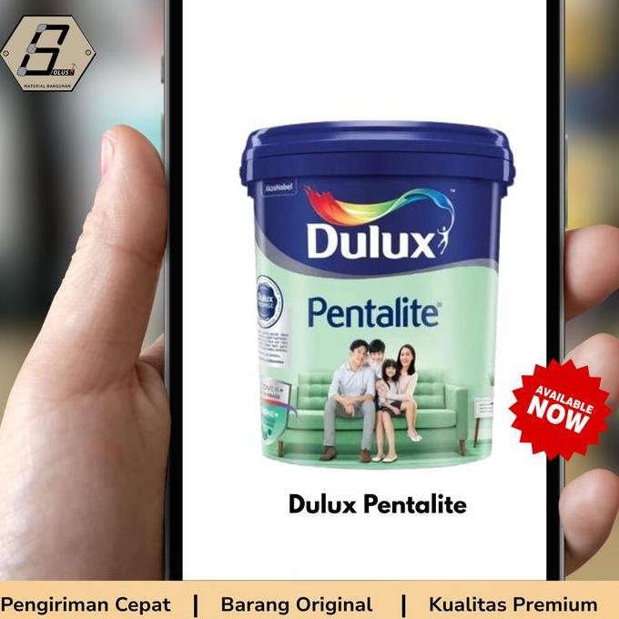 CAT TEMBOK INTERIOR DULUX PENTALITE ANTIBAC ORCHID WHITE 44523 PAIL