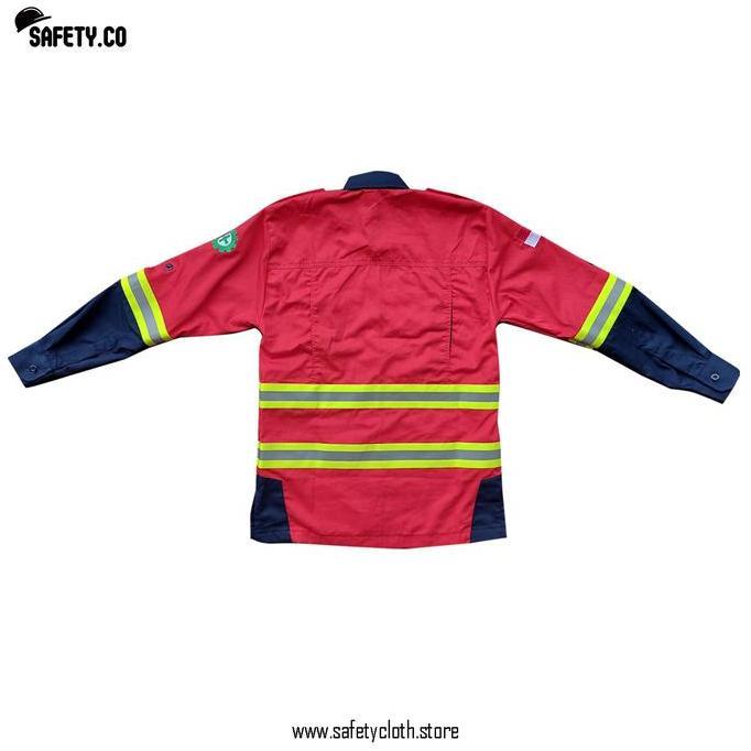 Baju Safety Merah