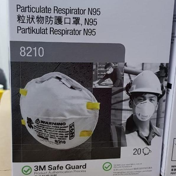 MASKER N95 8210 3M ORINAL / MASKER MEDIS 3M N95 8210 DI JAKARTA