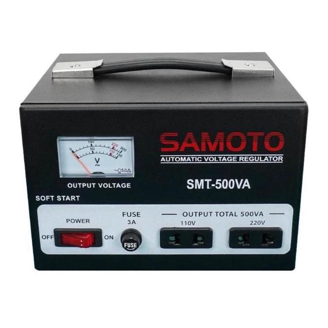 New Tipe SMT-500 Stabilizer Samoto SVC-500N Listrik SMT Svc Avr 500N 500VA