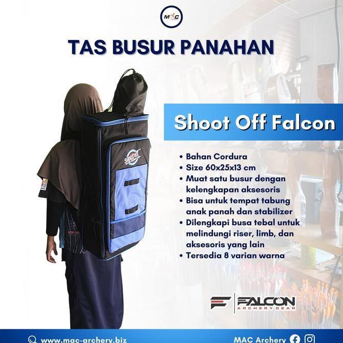 alexanderpool66 - tas panahan shoot off falcon for standar bow riser limb archer busur