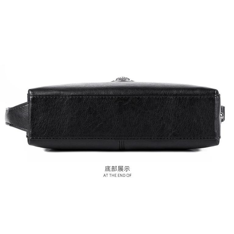 HOT DEALS Tas Tangan Clutch Dompet Pria Elegan Import Dompet Tangan Mewah Cowok Ruang Uang Besar Dom