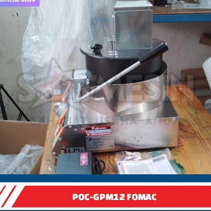 Putristore014 - Satmesin Mesin Popcorn Poc-Gpm12 Fomac Popcorn Gas