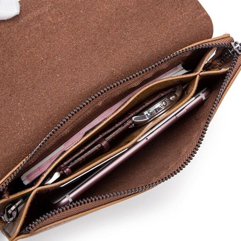 Discount Tas Clutch Kulit Premium Jeep Buluo - Dompet Pria & Wanita Import Original untuk Pesta & Ke