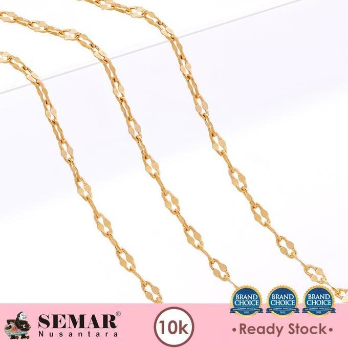 pakjajang_toys - kalung emas toscano polos gold 10k semar nusantara