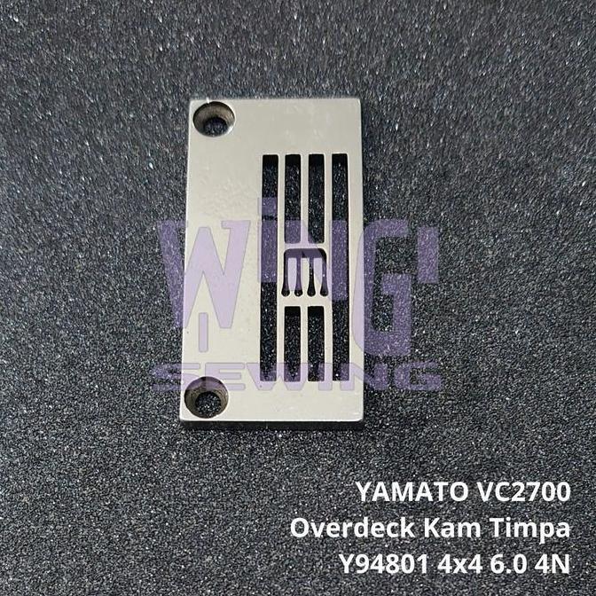 Y94801 YAMATO VC2700 4x4 6.0MM 4 Jarum Plat Mesin Jahit Overdeck Kam