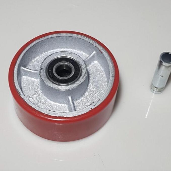 Wheel only pu 5 inch heavyduty/ roda pu 5 inch