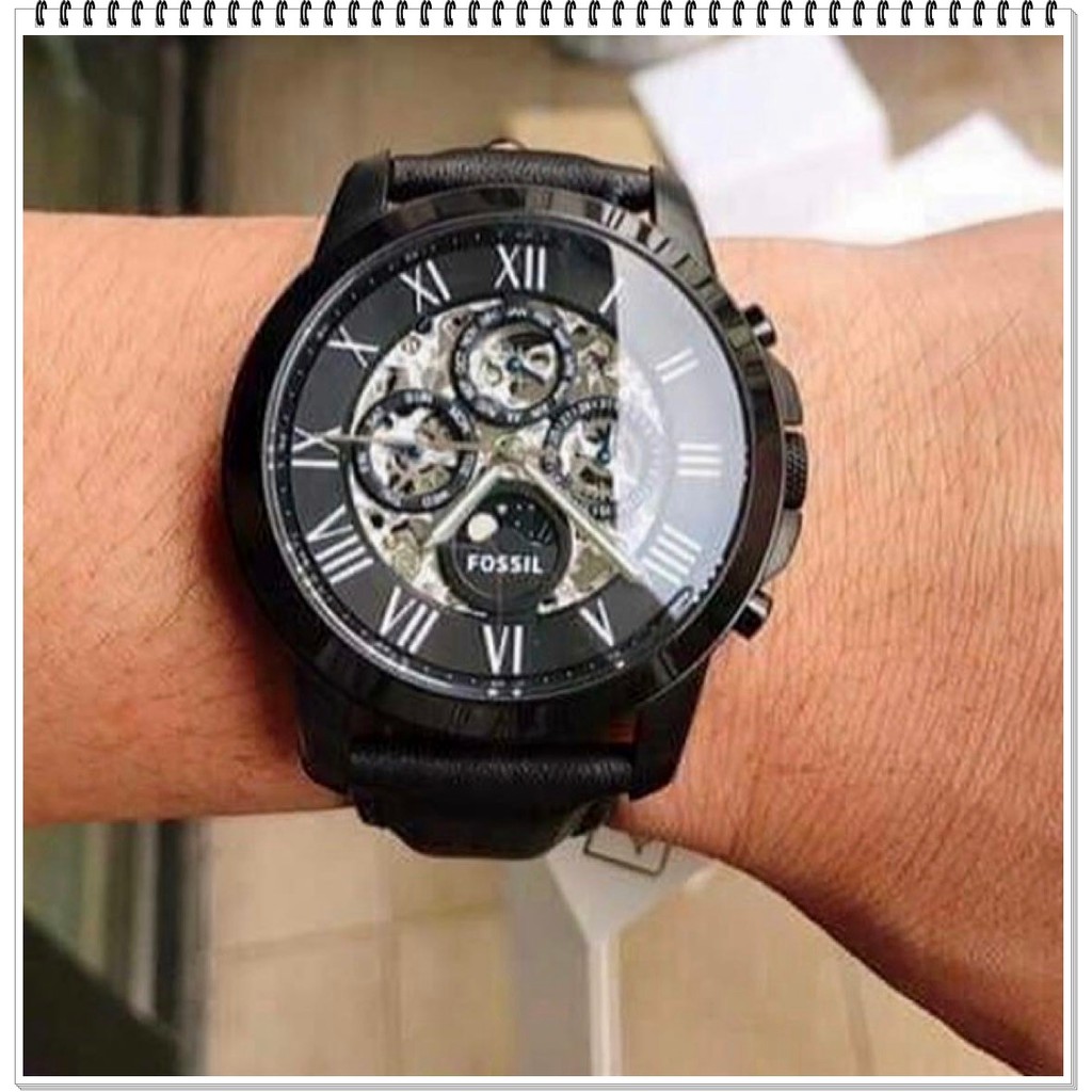 Fossil Grant unisex automatic skeleton watch business dress watch ME3028 ME30Michael Kors ME3029
