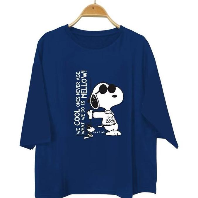 Baju Kaos Oversize Wanita Model Terbaru - Atasan Lembut Tangan 3/4