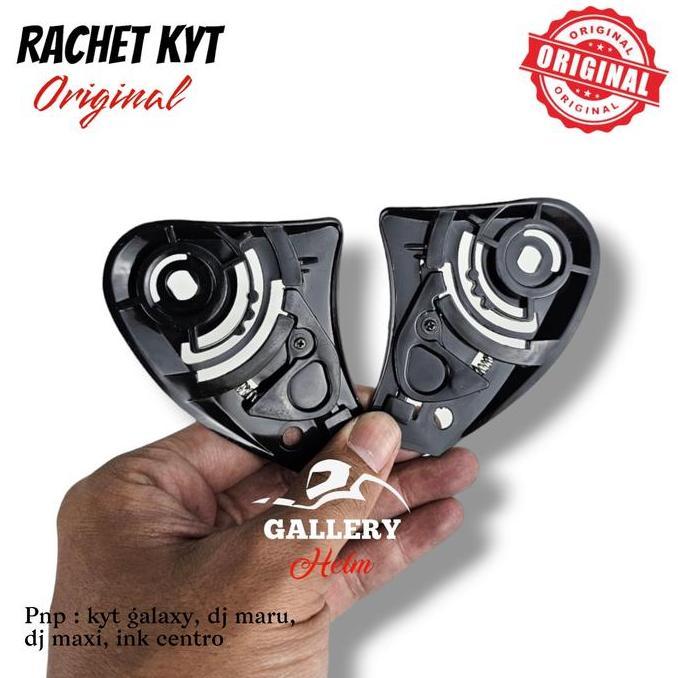 Rachet/dudukan kaca Helm Kyt galaxy DJ Maru INK Centro | Kupingan Helm Motorcycle