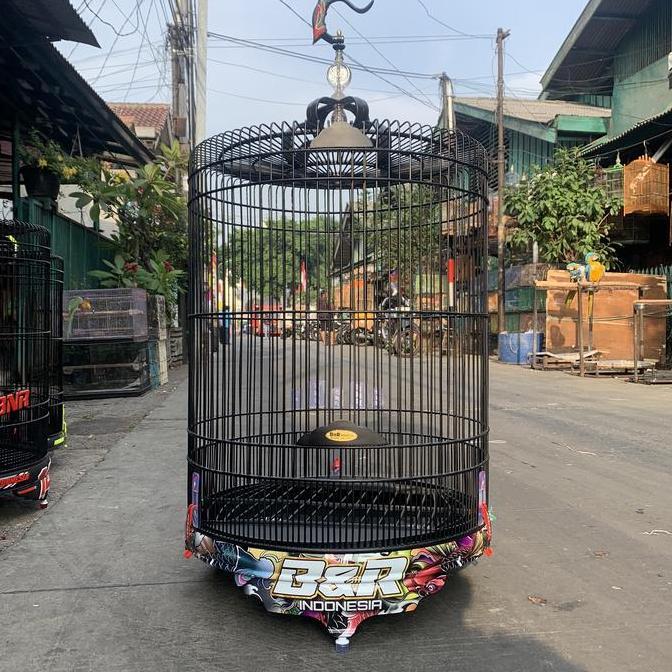 NEW SANGKAR KANDANG BURUNG MURAI NO.2 BNR PVC DECAL B&R KOI ORIGINAL ORI