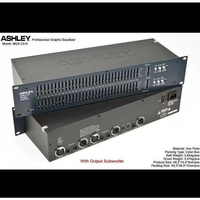 Sale Equalizer Ashley Mqx2310 Mqx 2310 Original