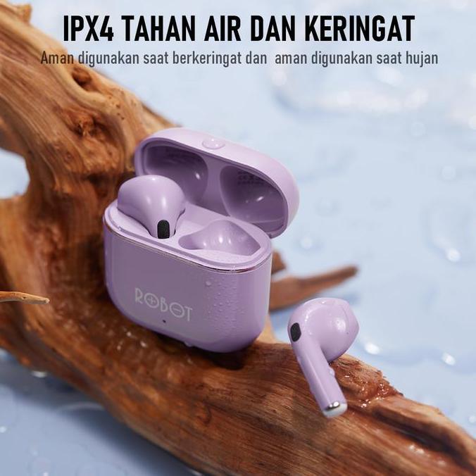 Grosir Bundling Robot Tws Wireless Earphone Airbuds New T50S Dan Case Lucu T50S Original Bt 6.0 True
