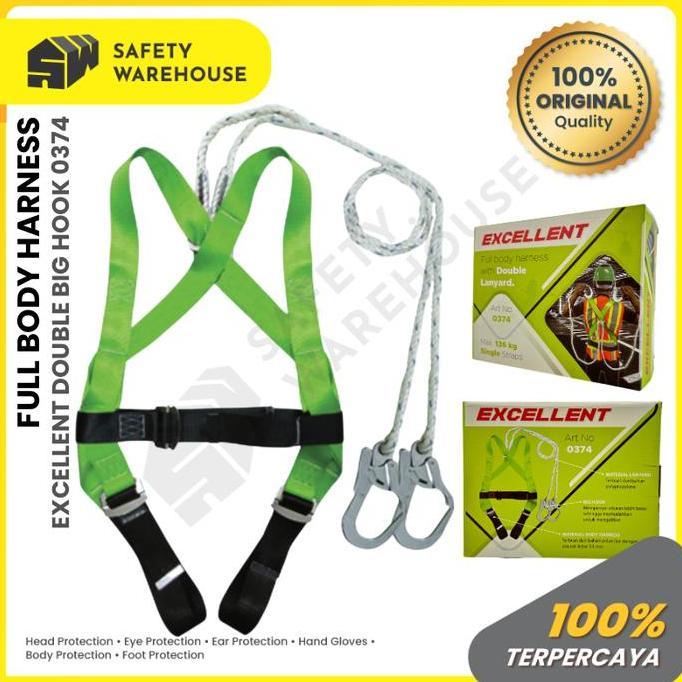 Sale Excellent Safety Harness / Full Body Harness Double Big Hook Excellent 0374