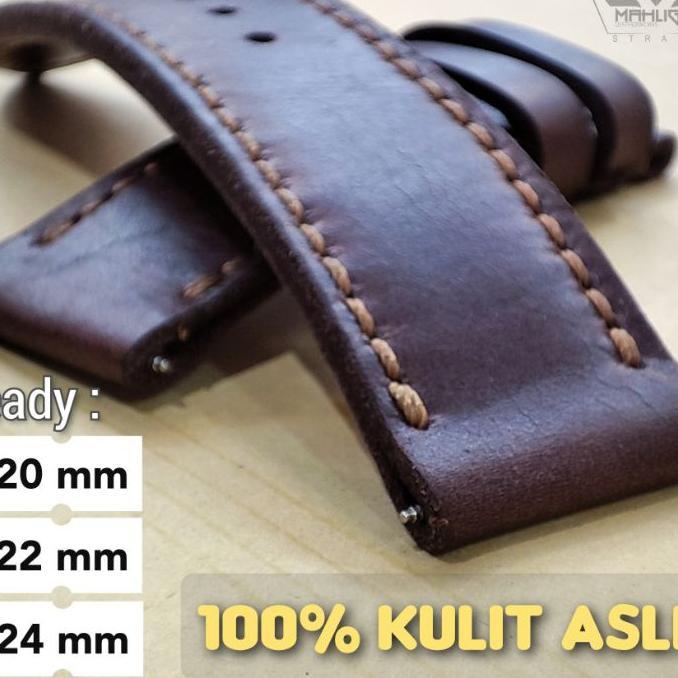 Tali Kulit Jam Tangan Kulit Asli / Tali Jam Kulit Asli / Strap Jam Kulit / Kulit Asli