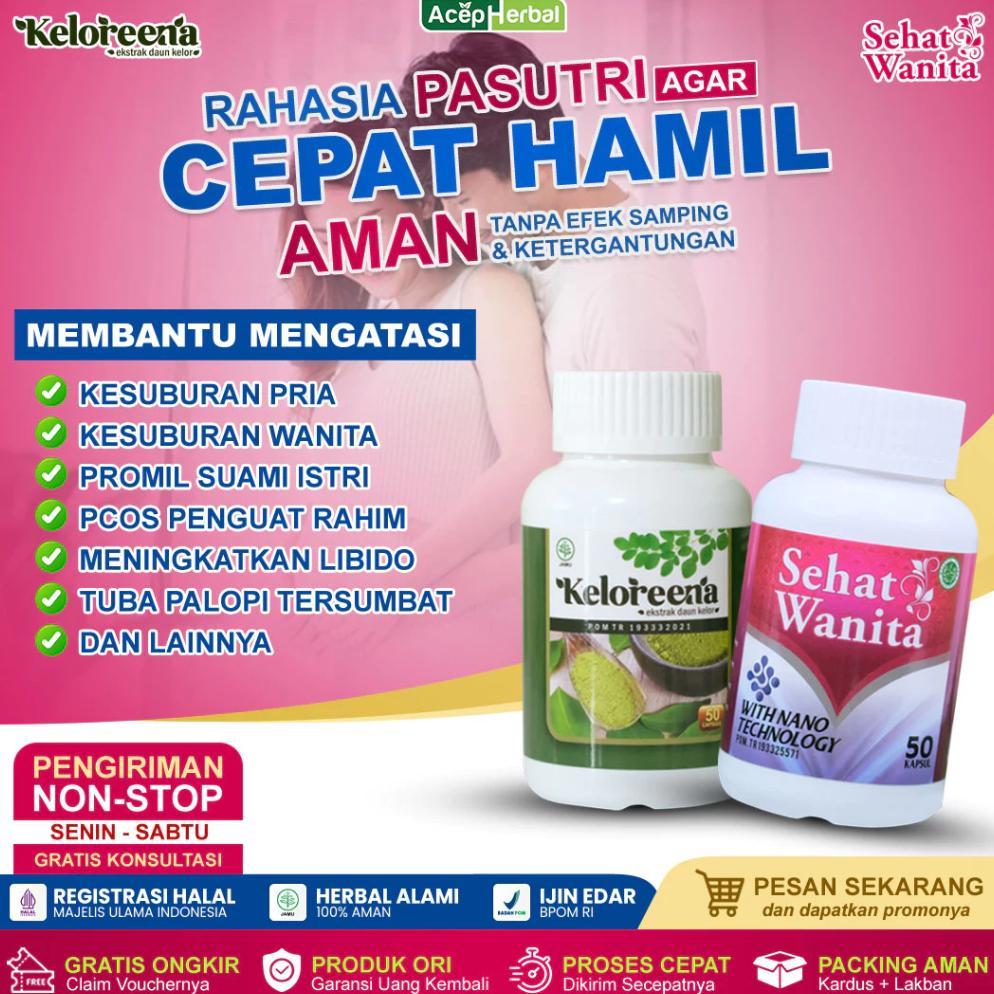 (Terbaru) Promil Obat Penyubur Sperma Pengental Sperma Pria Istri Cepat Hamil Ori Program Hamil Vita