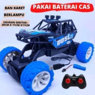 ORIGINAL MAINAN Anak Mobil Remote Control Offroad SNI Ban Karet Rc Car Jeep Boost Monster