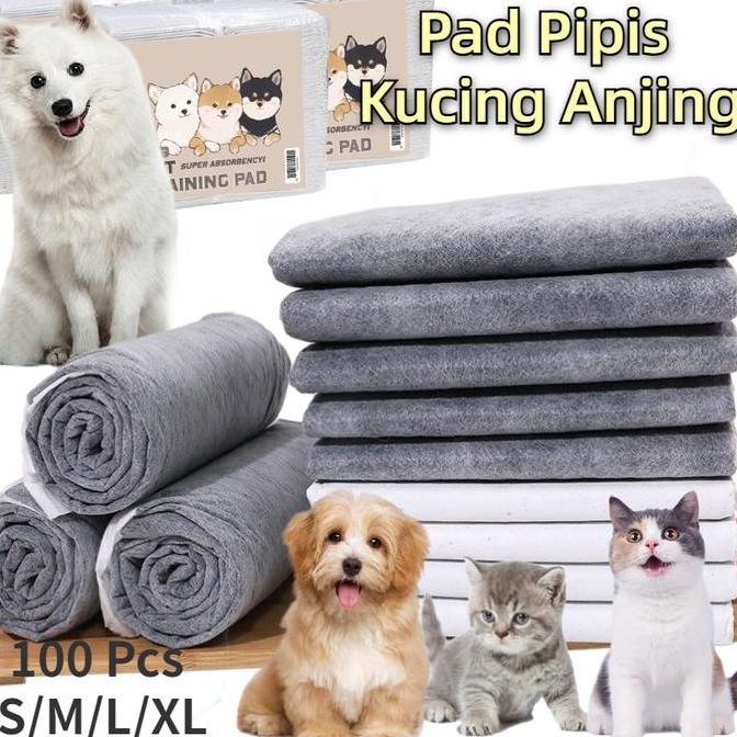AimayaPet 100PCS Pad Pipis Kucing Anjing Popok Sekali /Disposable Pet Diaper Deodorant Pet Toilet Po