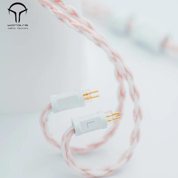 Murah Yongse Fubuki 6N High Quality 8 Strands Silver Plated Single Crystal Copper Earphone Iem In Ea