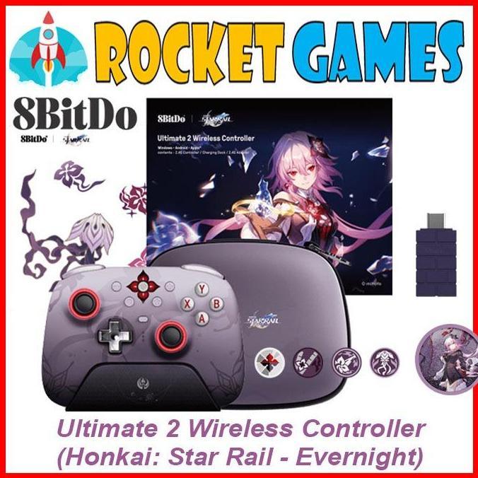 8Bitdo Ultimate 2 Wireless Controller Honkai : Star Rail Evernight Limited Edition