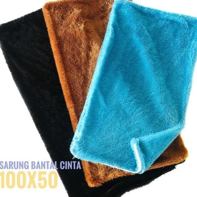 Sarung Bantal Cinta Panjang 100x50 Bulu Rasfur
