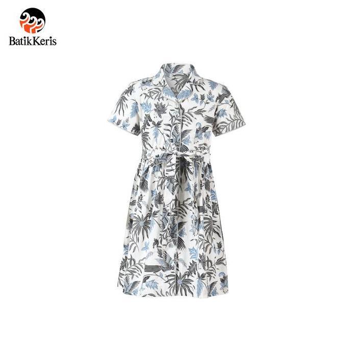 Dress Batik Anak Lengan Pendek Motif Keris Alas-Alasan Peksi Katon 012RTFS3Q
