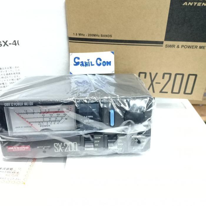 Swr Power Meter Diamon Sx-200 Sx200 Original - Swr Diamond Sx 200 Ori Original Dan Terpercaya