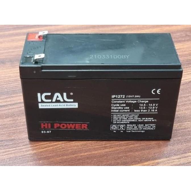 Motero- Aki Kering Ical Ups Ica Pro Apc Ical Ip1272 12V 7.2Ah Ical 12V 7Ah